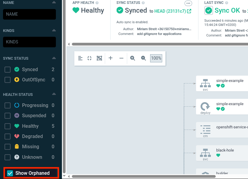 Orphaned Resources Checkbox in ArgoCD UI
